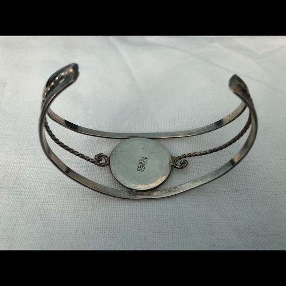 Alpaca Mexico Abalone Cuff Bracelet - Picture 5 of 8